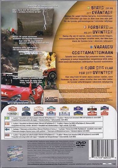 WRC Rally Evolved Platinum - PS2 (Genbrug)
